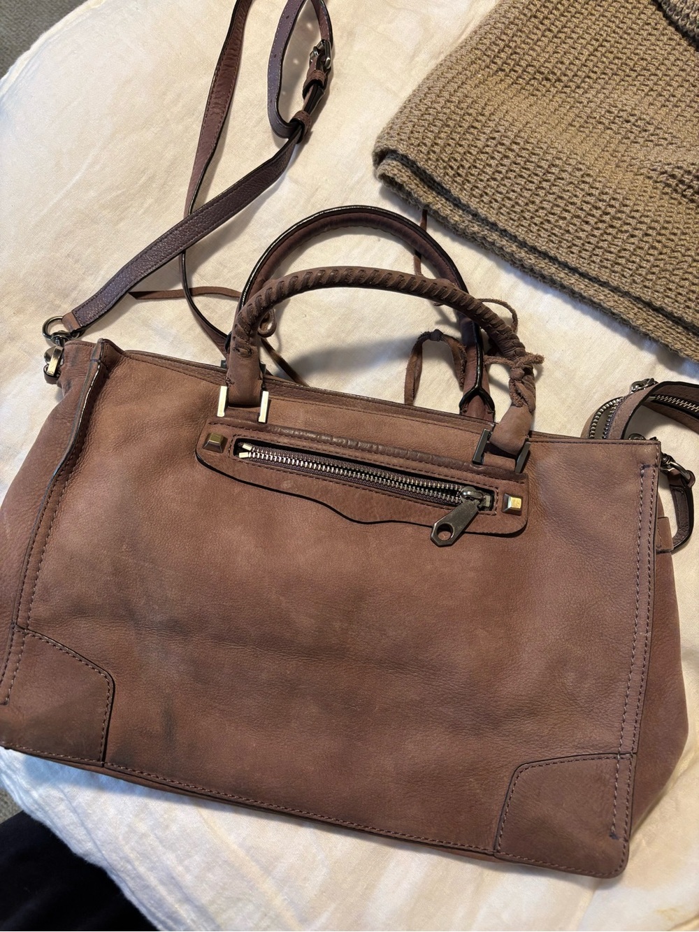 Rebecca minkoff Brown Leather Satchel Handbag